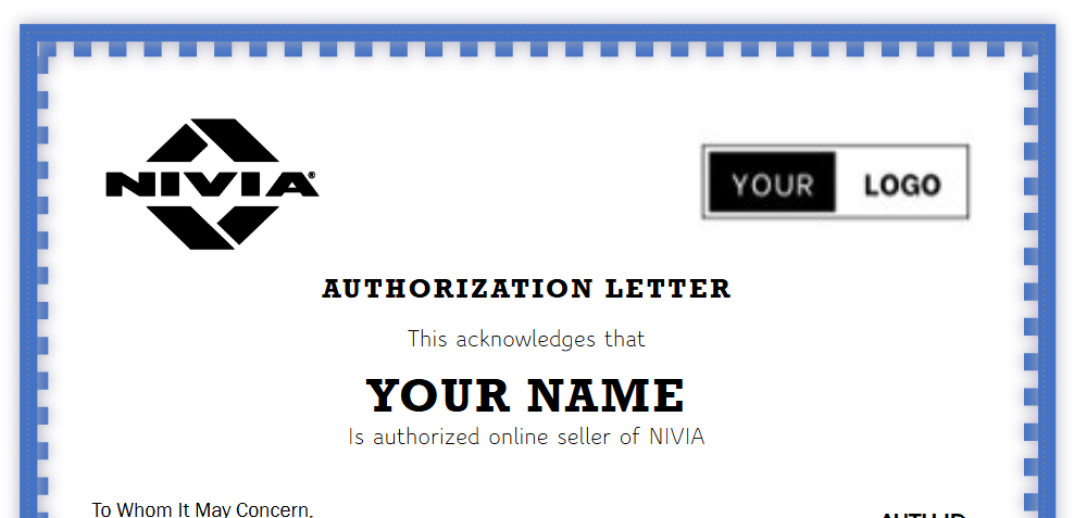 Authorized Dealer Badge